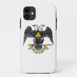 32nd Degree Scottish Rite Black Eagle iPhone 11 Case