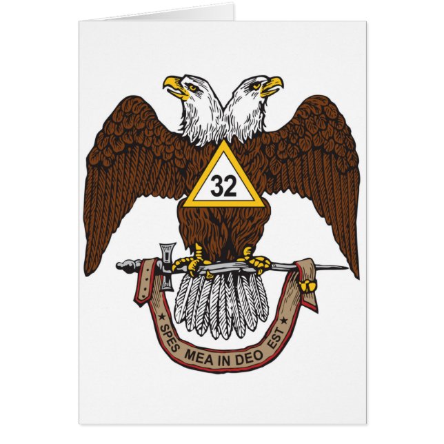 32nd Degree Scottish Rite Brown Eagle (Front)