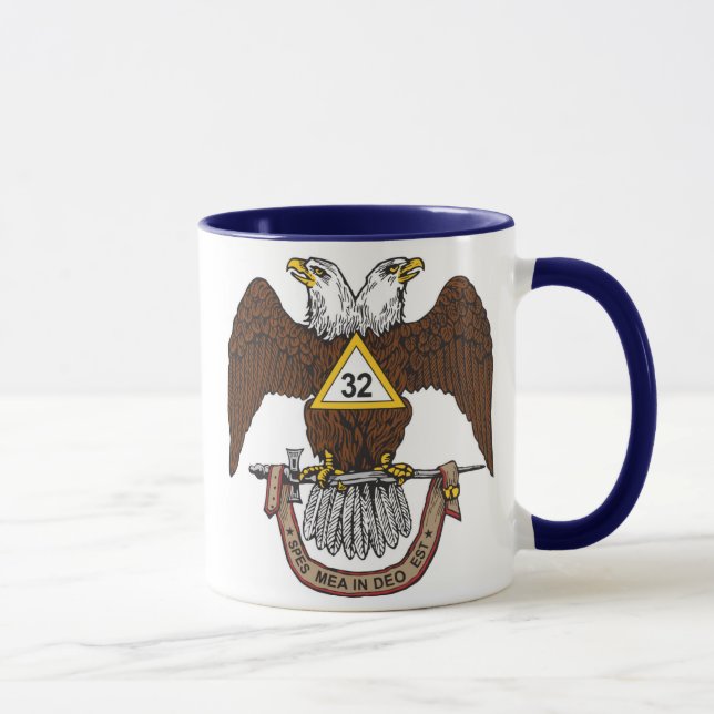 32nd Degree Scottish Rite Brown Eagle Mug (Right)