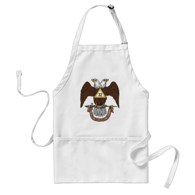 32nd Degree Scottish Rite Brown Eagle Standard Apron (Front)