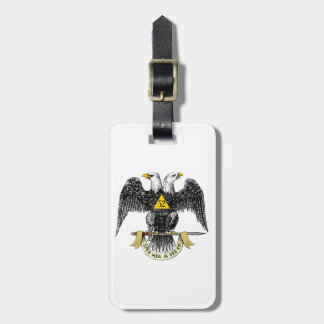 32nd Degree Scottish Rite Double Headed Eagles Luggage Tag