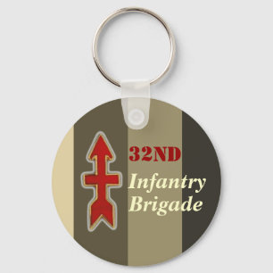32nd Infantry Brigade Military Key Ring
