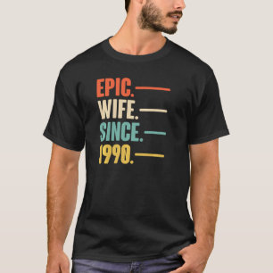 32nd Wedding Aniversary For Her Epic Wife Since 19 T-Shirt