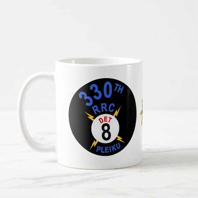 330th RRC - Det 8 Pleiku - ASA Vietnam Veteran Coffee Mug (Left)