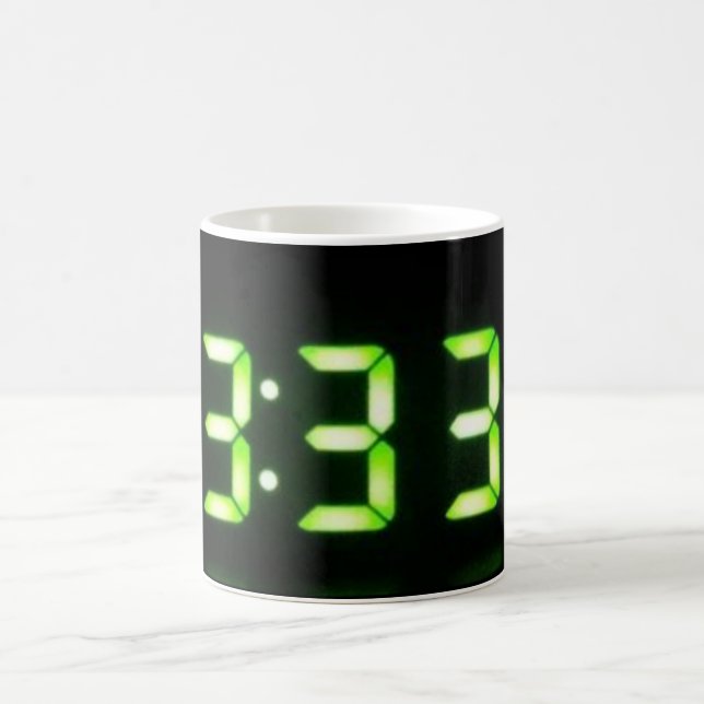 333 Clock Display Coffee Mug (Center)