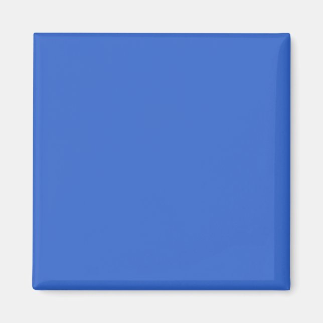 3366CC Solid Blue Background Colour Template Magnet (Front)