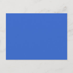 3366CC Solid Blue Background Colour Template Postcard