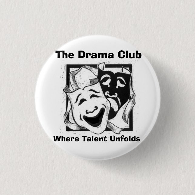 338227009_48487e288b[1], The Drama Club, Where ... 3 Cm Round Badge (Front)