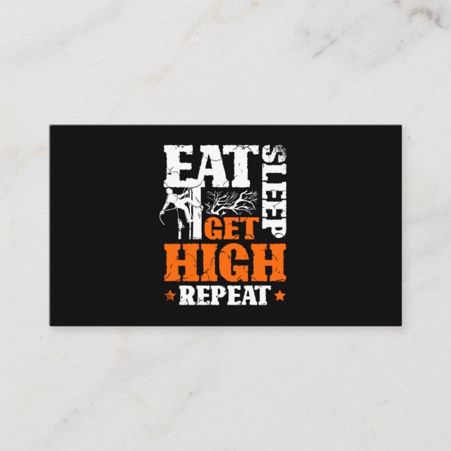 33.Arborist for a Tree trimmer Business Card (Front)