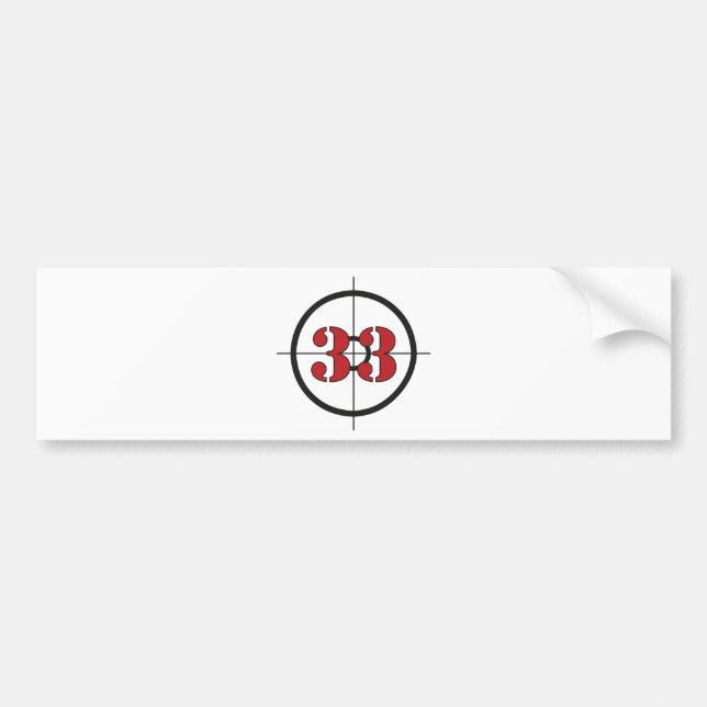 ## 33 ## BUMPER STICKER (Front)