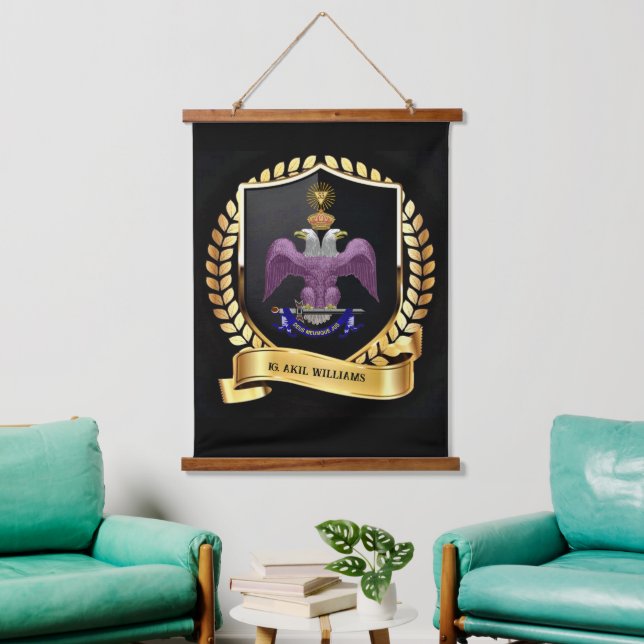 33 Degree Mason Hanging Tapestry (Living Room)