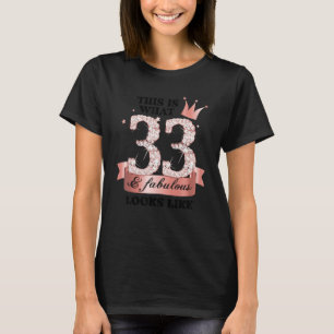33 & Fabulous I Rose And White Party Group Candid T-Shirt