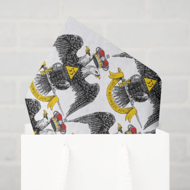 33° Northern Scottish Rite Tissue Paper (Gift Bag)