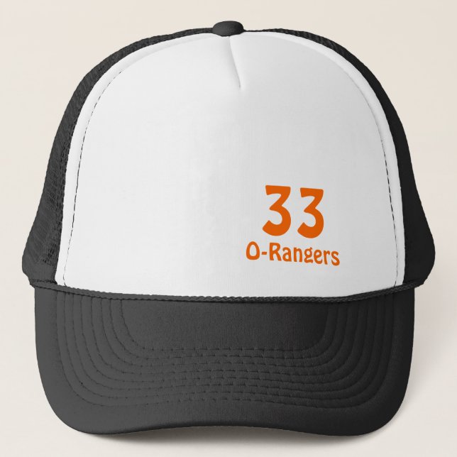 33, O-Rangers Trucker Hat (Front)