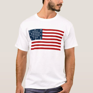 33 Star Fort Sumter American Civil War Flag T-Shirt