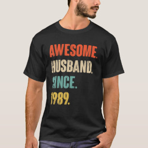 33 Wedding Aniversary Gift Him - Awesome Husband S T-Shirt