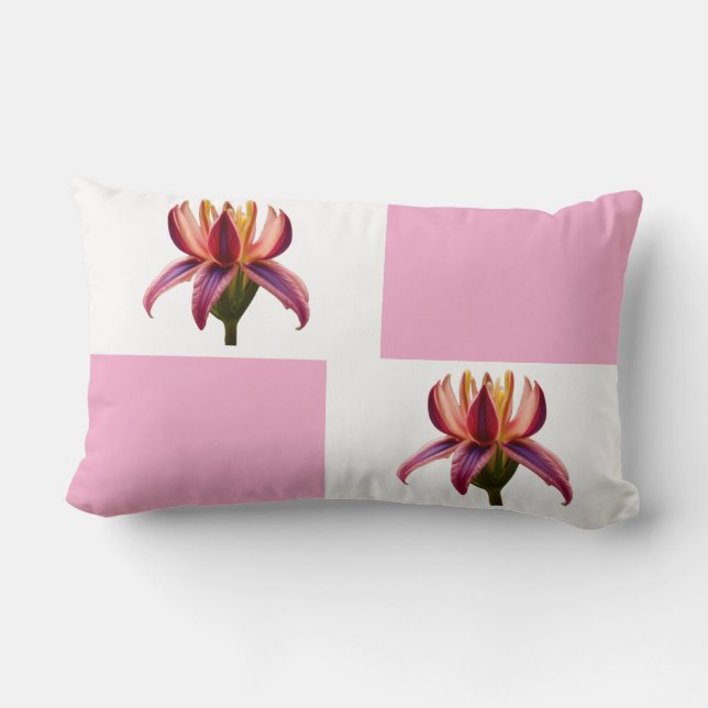 33 x 53.34 cm Flor Lumbar Lumbar Cushion (Back)