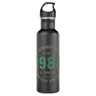 33 Year Old Bday 1988 Legend Since 33rd Birthday 710 Ml Water Bottle