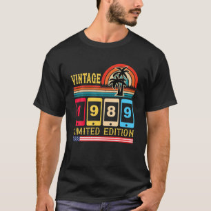 33 Year Old Gifts Vintage 1989 Limited Edition 33R T-Shirt
