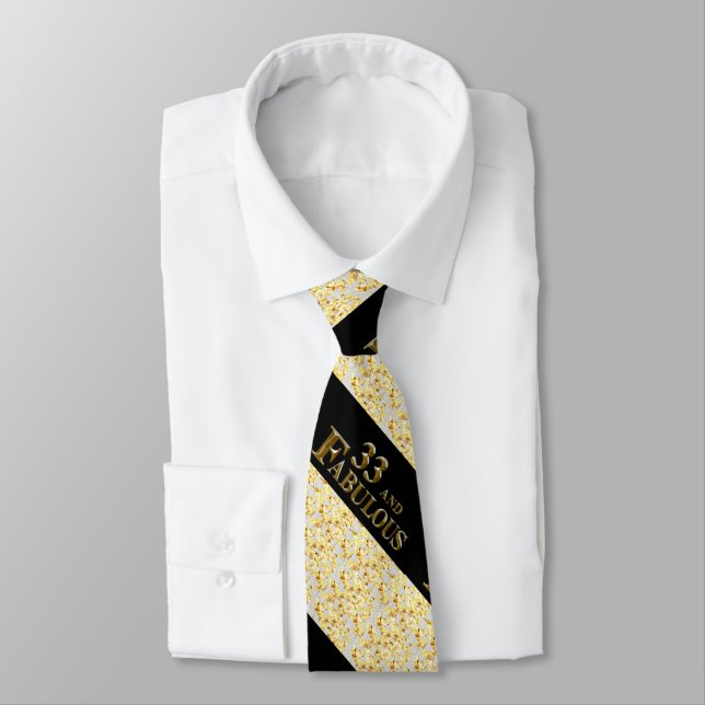 33rd  Birthday  Tie (Tied)