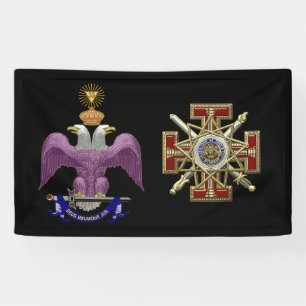 33rd Degree mason Banner