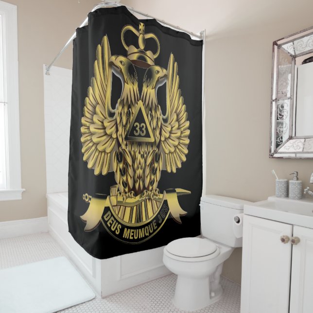 33rd DEGREE MASONS Shower Curtain (In Situ)