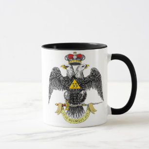 33rd Degree Scottish Rite Black Eagle Mug