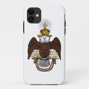 33rd Degree Scottish Rite Brown Eagle iPhone 11 Case