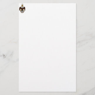 33rd Degree Scottish Rite Brown Eagle Stationery