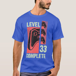 33th Birthday s For Men Women Gamer Gaming Gifts T-Shirt