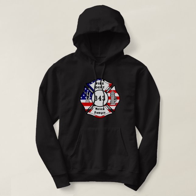 343 Fire Dept Shirt (Design Front)