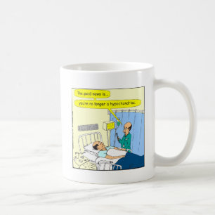 348 No longer a hypochondriac colour cartoon Coffee Mug