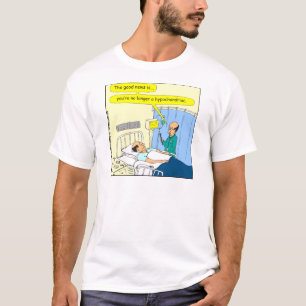 348 No longer a hypochondriac colour cartoon T-Shirt