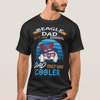 34 Dad - Beagle Dad Cooler Beagle T-Shirt