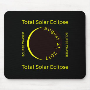 #34;eclipse Chaser#34; Total Solar Eclipse Aug 201 Mouse Pad