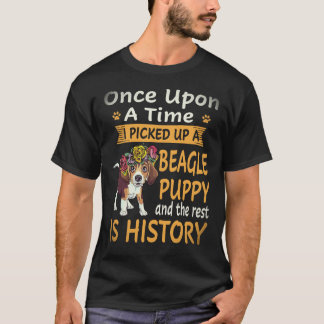 34 One Upon A Time - Beagle Puppy Beagle T-Shirt