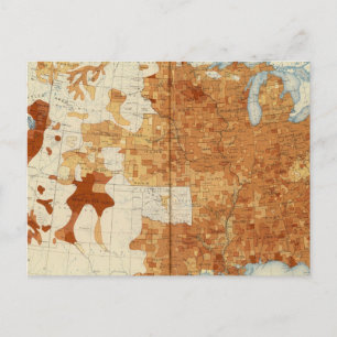 34 Proportion religious denominations 1890 Postcard