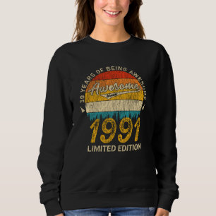 34 Year Old Birthday Legend 34th Birthday Gift Sweatshirt