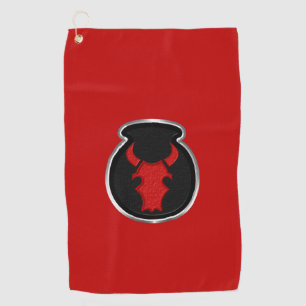 34th Infantry Division Customised Patch Golf Towel