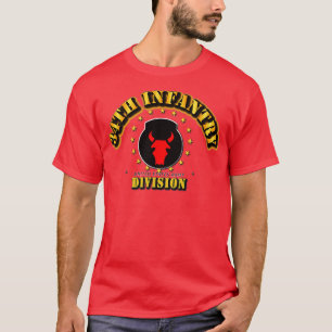 34th Infantry Division Red Bull Division T-Shirt