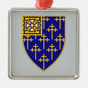 34th Infantry Regiment Metal Ornament