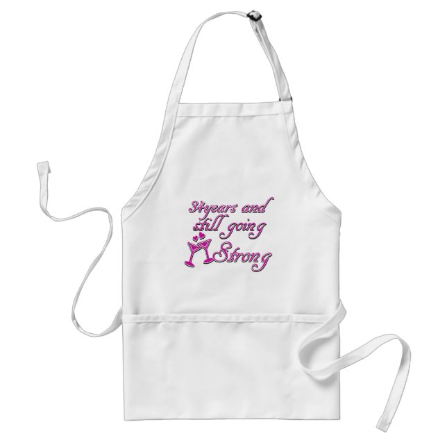 34th wedding anniversary standard apron (Front)
