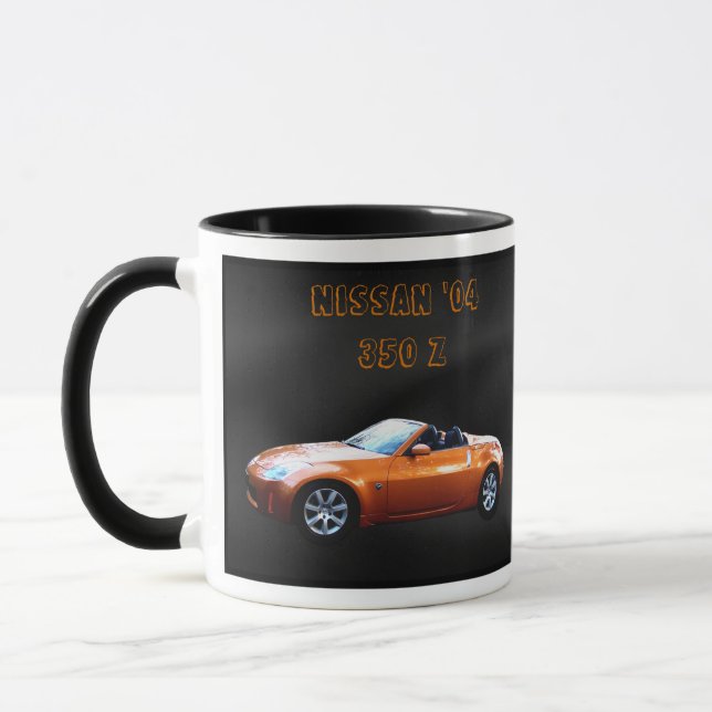 350 Z ON BLACK-MUG MUG (Left)
