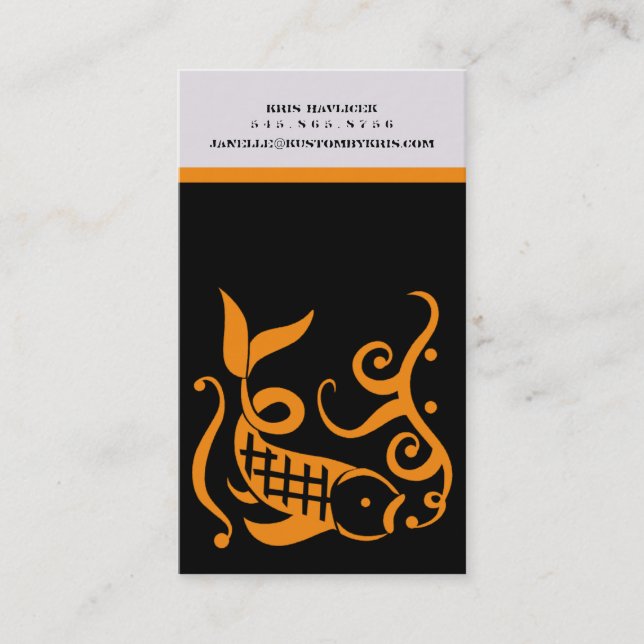 350ml [orange] Business Cards (Front)