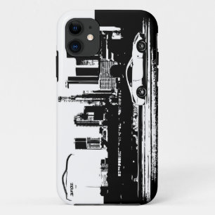 350Z Rolling shot Black Brushstroke logo iPhone 11 Case