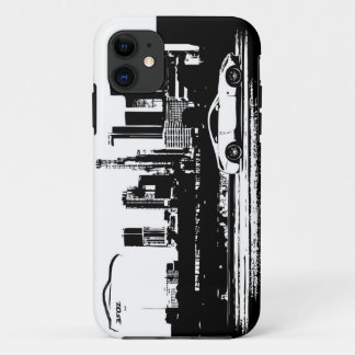 350Z Rolling shot Black Brushstroke logo iPhone 11 Case