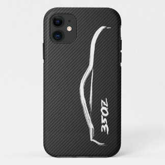 350Z White Silhouette Logo iPhone 11 Case