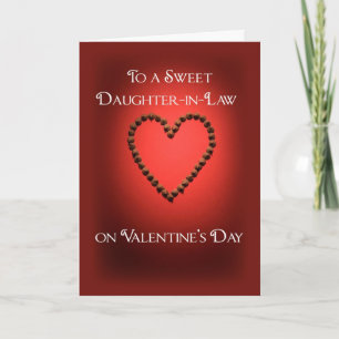 3559 Daughter-in-Law Valentine Chocolate Heart Holiday Card