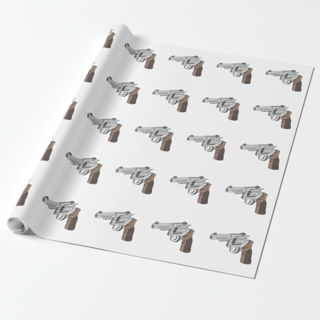 357 Magnum Wrapping Paper (Unrolled)