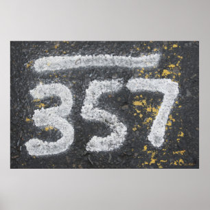 357 Mason's and Angel Number Poster